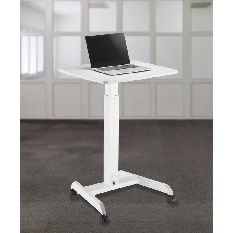 Kantek Mobile Height Adjustable Sit to Stand Desk - Thumbnail 3