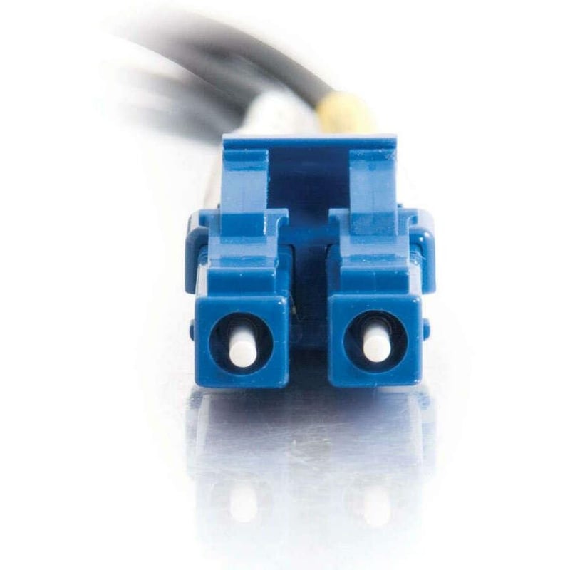 C2G-10m LC-LC 9/125 OS1 Duplex Singlemode PVC Fiber Optic Cable - Black - Thumbnail 3