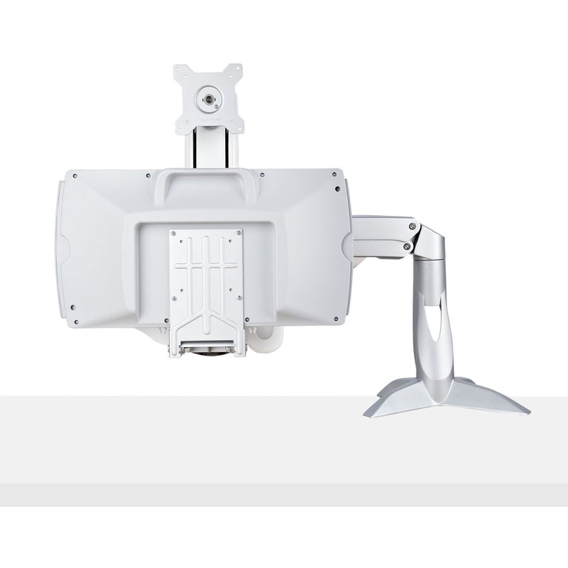 StarTech.com Sit-Stand Monitor Arm, Keyboard Tray, Desk Mount Sit-Stand Workstation up to 27 inch VESA Display, Standing Desk Converter - Thumbnail 3