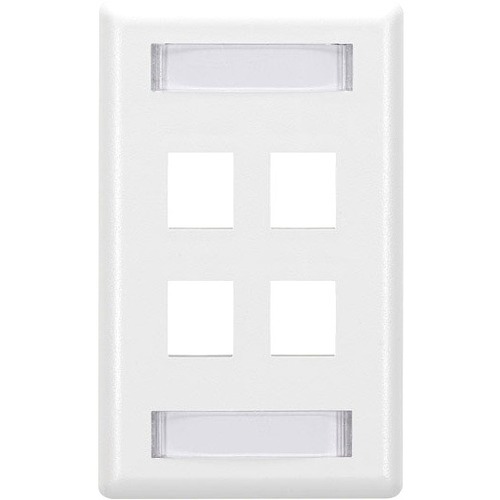 Black Box GigaStation2 4 Socket Network Faceplate