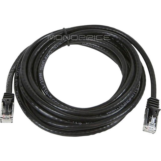 FLEXBOOT CAT6 24AWG CABLE_ 10FT BLACK - Thumbnail 1