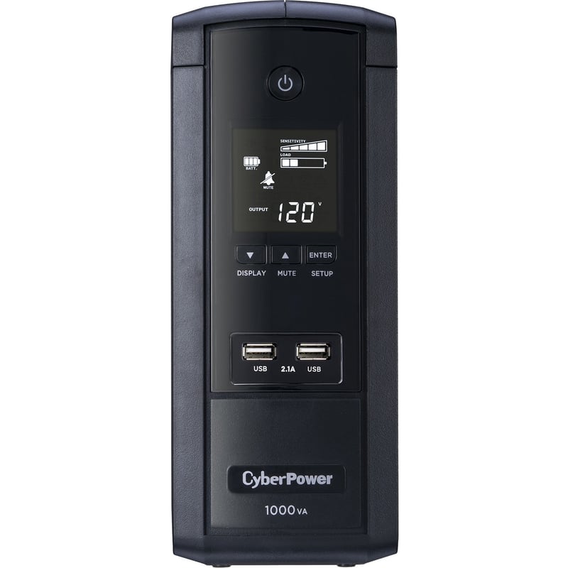 CyberPower BRG1000AVRLCD Intelligent LCD UPS Systems - Thumbnail 1