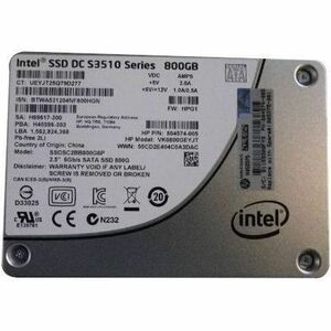 HPE Sourcing 800 GB Solid State Drive - 3.5" Internal - SATA (SATA/600) - Read Intensive - Thumbnail 1