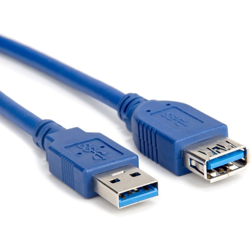 Rocstor 6FT USB 3.0 - EXTENSION CABLE 6FT 1.83M F/M -TYPE A F/M - BLUE - Thumbnail 4
