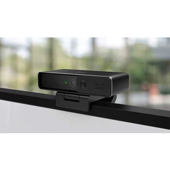 Cisco Webex Webcam - 13 Megapixel - 60 fps - Carbon Black - USB Type C - Thumbnail 2
