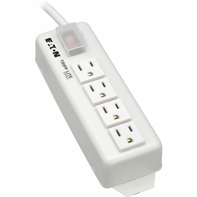 Tripp Lite by Eaton Power Strip 120V 5-15R 4 Outlet Metal 6' Cord 5-15P