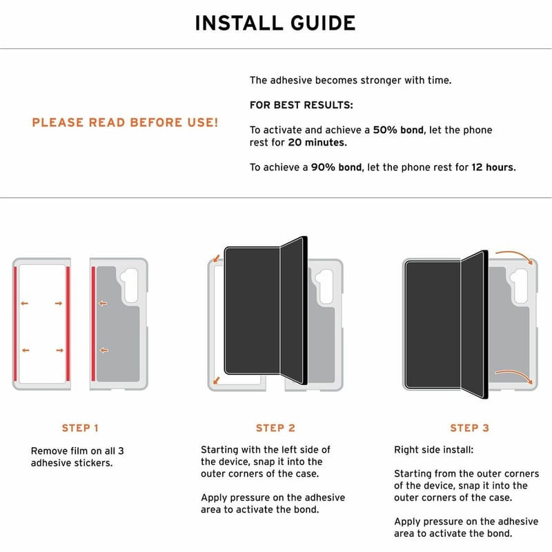 Urban Armor Gear Plyo Pro Galaxy Z Fold6 (2024) Case - Ash/Space Grey - Thumbnail 5