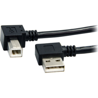 StarTech.com 3 ft A Right Angle to B Right Angle USB Cable - M/M - Thumbnail 4
