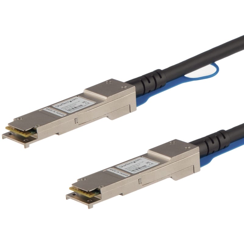 StarTech 10m 40G QSFP+ to QSFP+ Direct Attach Cable for Cisco QSFP-H40G-ACU10M - 40GbE Copper DAC 40Gbps Passive Twinax - Thumbnail 1