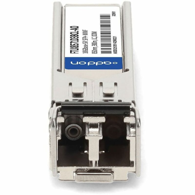 AddOn Finisar FTLX8571D3BCL Compatible TAA Compliant 10GBase-SR SFP+ Transceiver (MMF, 850nm, 300m, LC, DOM)