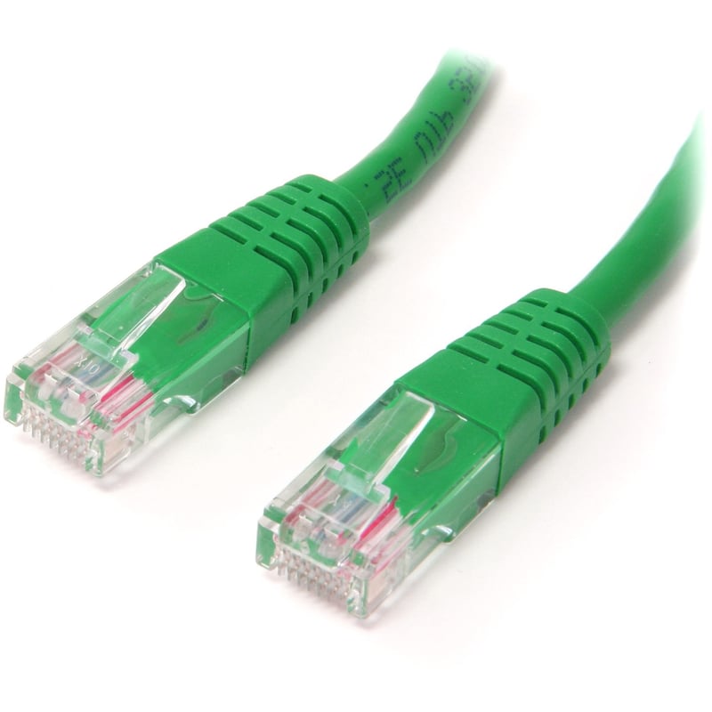 StarTech.com 10 ft Green Molded Cat5e UTP Patch Cable - Thumbnail 1