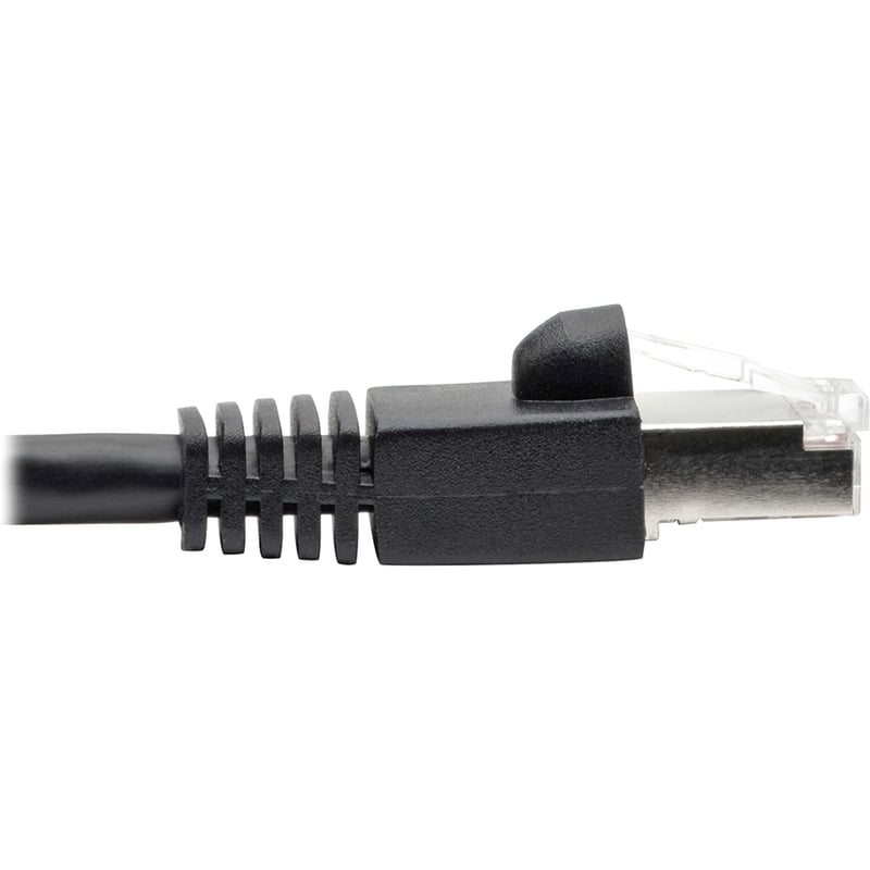 Eaton Tripp Lite Series Cat6a 10G Snagless Shielded STP Ethernet Cable (RJ45 M/M), PoE, Black, 35 ft. (10.67 m) - Thumbnail 4