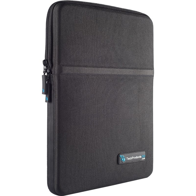 TechProducts360 Carrying Case (Sleeve) for 13" Notebook - Black - Thumbnail 1