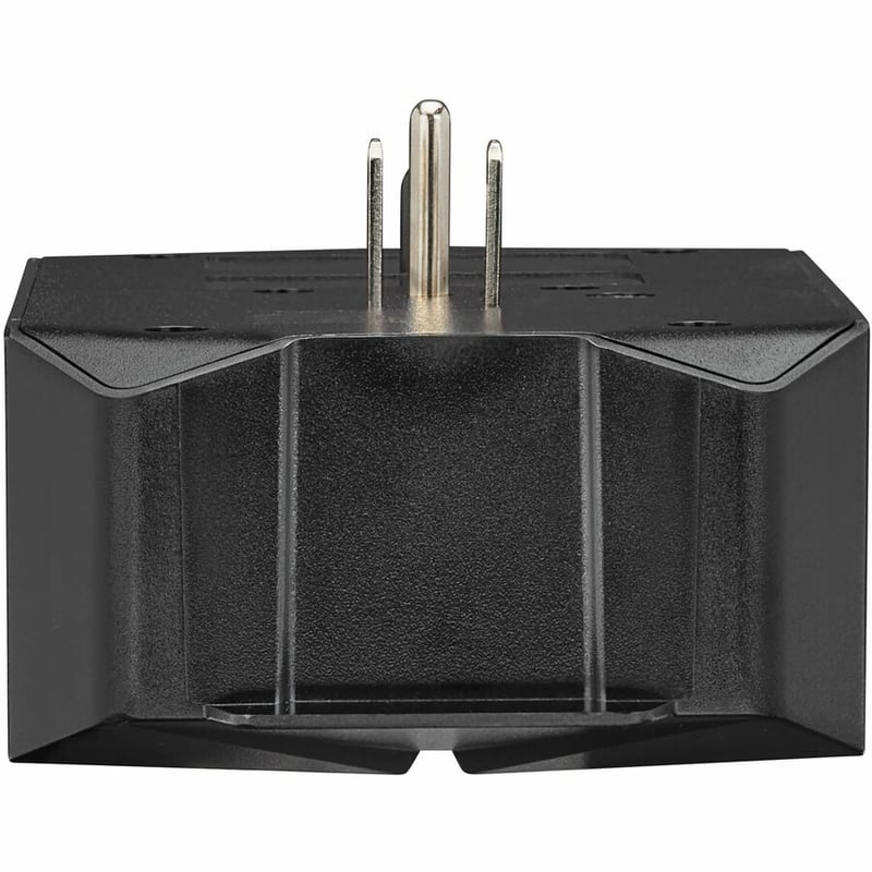 6-OUTLET SURGE PROTECTOR 5-15R 5-15P DIRECT PLUG-IN 490J BLACK - Thumbnail 3