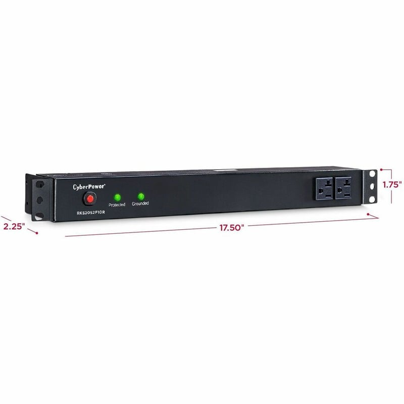CyberPower RKBS20S2F10R Rackbar 12 - Outlet Surge with 1800 J - Thumbnail 3