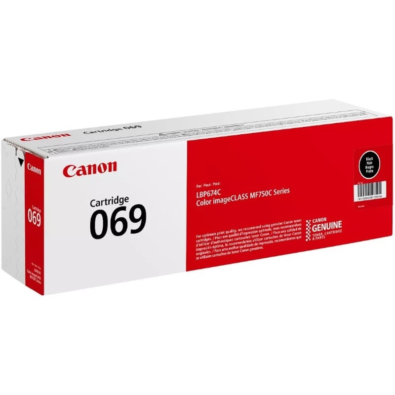 Canon 069 Original Standard Yield Laser Toner Cartridge - Black - 1 Pack - Thumbnail 5