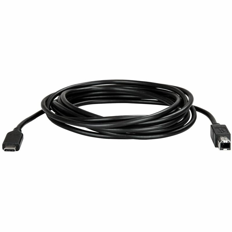 StarTech.com 3m 10 ft USB C to USB B Printer Cable - M/M - USB 2.0 - USB C to USB B Cable - USB C Printer Cable - USB Type C to Type B Cable - Thumbnail 4