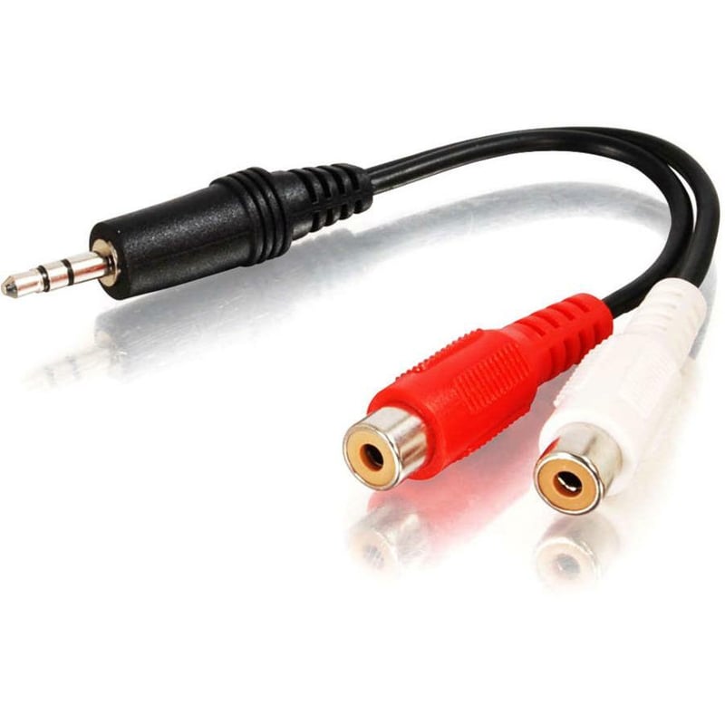 6IN RCAF Y AUDIO CBL 3.5MM-M - Thumbnail 1