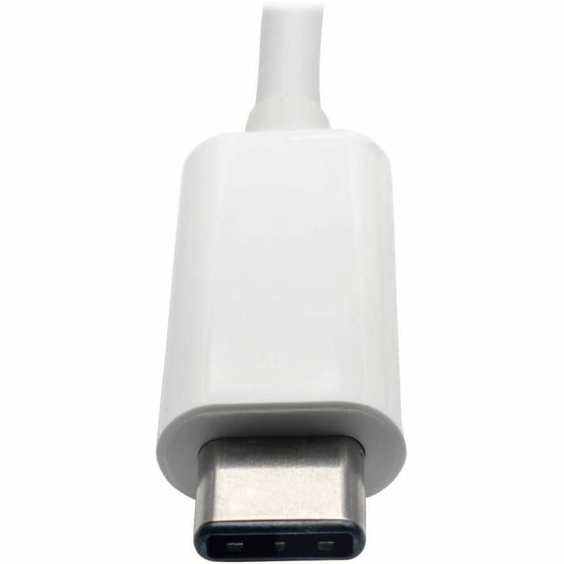 Eaton Tripp Lite Series USB-C to VGA Adapter with USB 3.x (5Gbps) Hub Ports and 60W PD Charging, White - Thumbnail 5