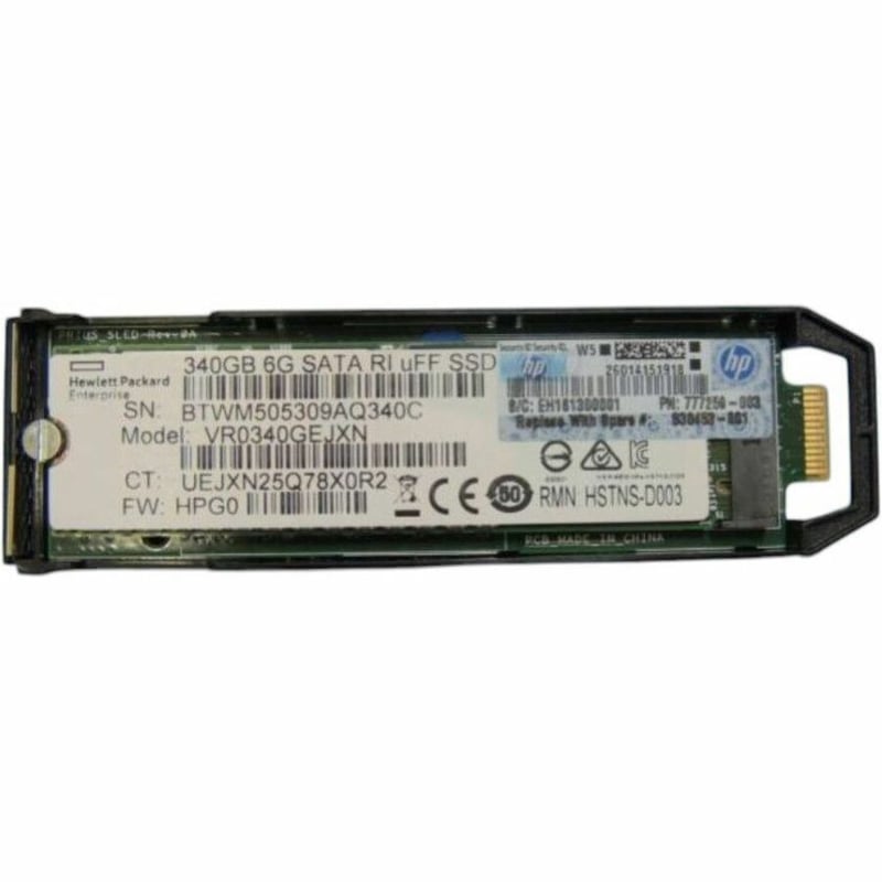 HPE Sourcing 340 GB Solid State Drive - M.2 2280 Internal - SATA (SATA/600) - Read Intensive - Thumbnail 1