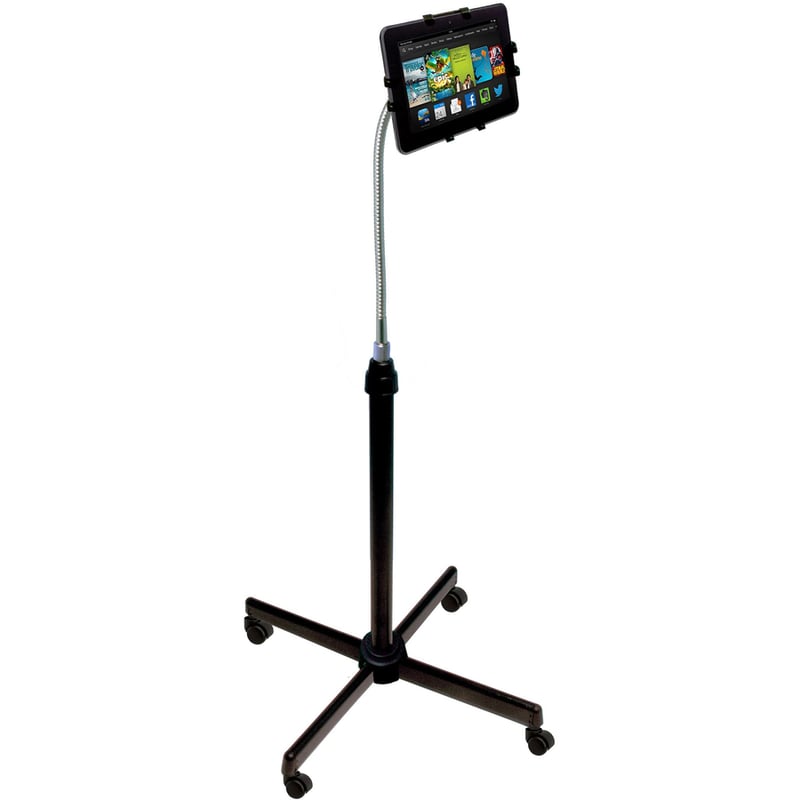 CTA Universal Height-Adjustable Gooseneck Floor Stand for Tablets - Thumbnail 3