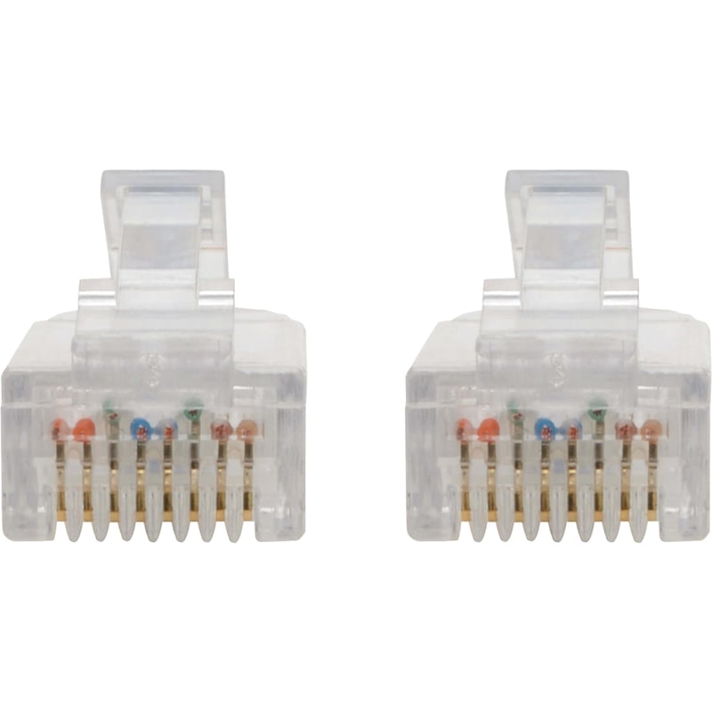 Eaton Tripp Lite Series Cat6 Gigabit Snagless Slim UTP Ethernet Cable (RJ45 M/M), PoE, Blue, 8-in. (20.32 cm) - Thumbnail 3