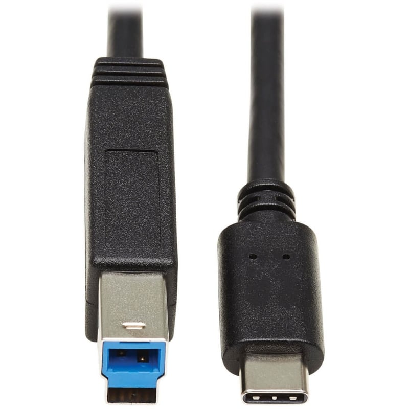 Eaton Tripp Lite Series USB-C to USB-B Cable (M/M) - USB 3.2, Gen 2 (10 Gbps), Thunderbolt 3 Compatible, 20-in. (50.8 cm) - Thumbnail 1