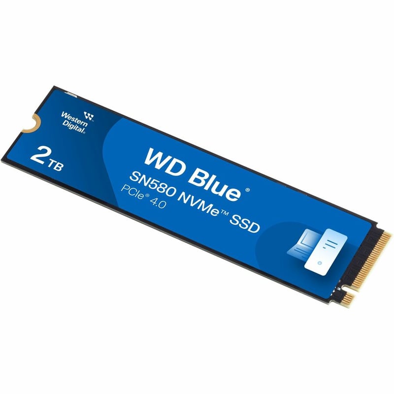 WD Blue SN580 WDS200T3B0E 2TB Solid State Drive - M.2 2280 Internal - PCI Express NVMe (PCI Express NVMe 4.0 x4) - Thumbnail 3