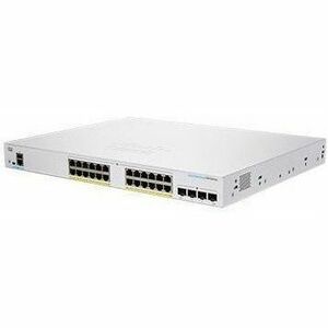 CBS250 SMART 24-PORT GE, FULL POE, 4X10G SFP+ REMANUFACTURED