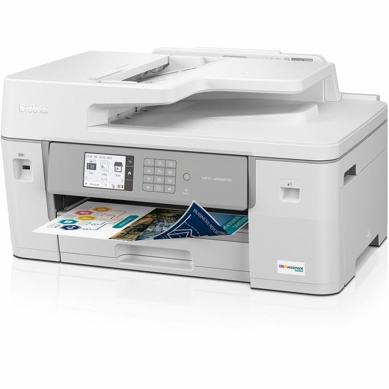 Brother INKvestment Tank MFC-J6555DW Wireless Inkjet Multifunction Printer - Color - Thumbnail 3