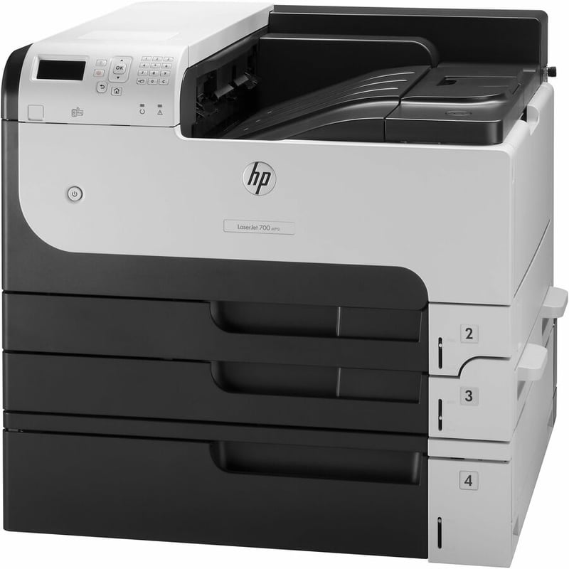HP LaserJet 700 M712XH Desktop Laser Printer - Monochrome - Thumbnail 5