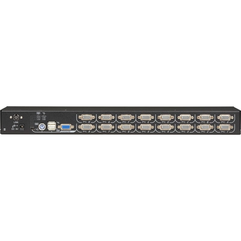 Black Box EC Series KVM Switch for PS/2 or USB Servers and PS/2 or USB Consoles - 16-Port - Thumbnail 2
