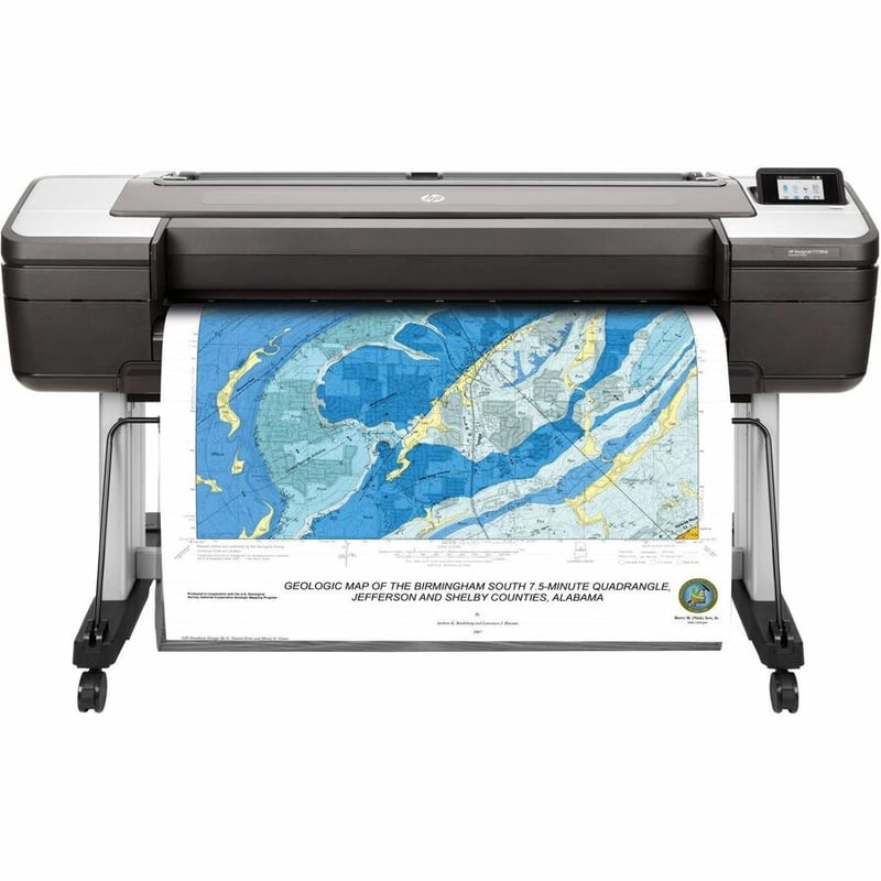 HP Designjet T1700 PostScript Inkjet Large Format Printer - 44" Print Width - Color - Thumbnail 5