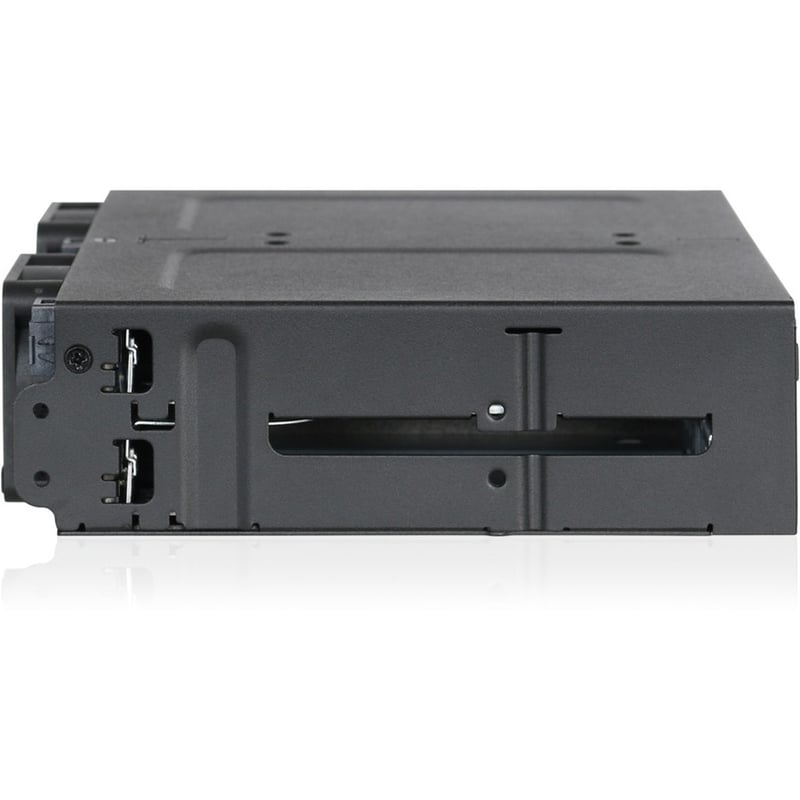 Icy Dock ToughArmor MB699VP-B V3 Drive Enclosure for 5.25" PCI Express NVMe 4.0, U.2, U.3 - SFF-8612 OCuLink Host Interface Internal - Black