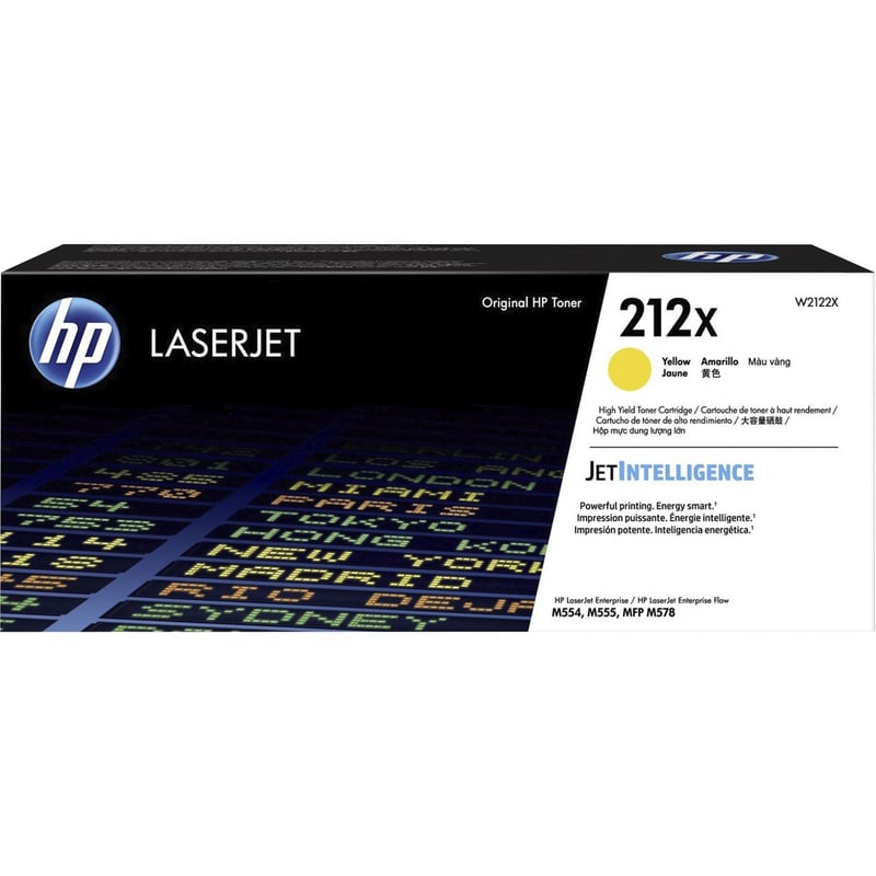 HP 212X Original High Yield Laser Toner Cartridge - Yellow - 1 Each - Thumbnail 1