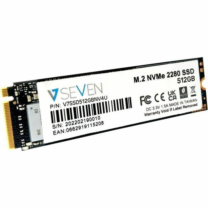 V7 V7SSD512GBNV4U 512 GB Solid State Drive - M.2 Internal - PCI Express NVMe (PCI Express NVMe 4.0 x4) - TAA Compliant - Thumbnail 2