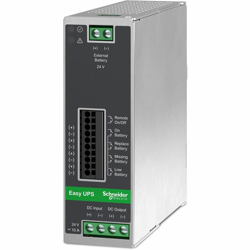 Easy UPS control module, 24V DC-DC, DIN Rail, Industrial, 10A - Thumbnail 1