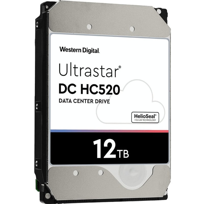 WD ULTRASTAR DC HC520 HE12 3.5 HDD 12TB 7200RPM SAS 12GB/S 256MB - Thumbnail 1