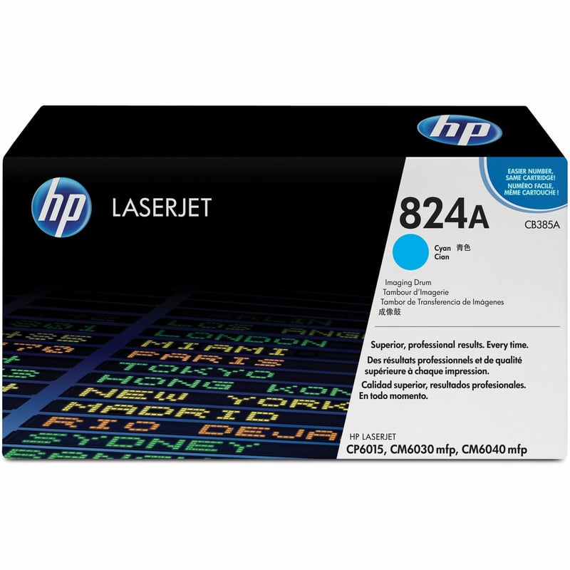 HP 824A (CB385A) Cyan Original LaserJet Image Drum - Single Pack - Thumbnail 1
