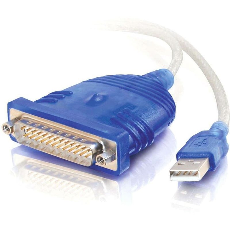 C2G 6ft USB to Serial Adapter - USB to DB25 Serial RS232 Cable - M/M - Thumbnail 1