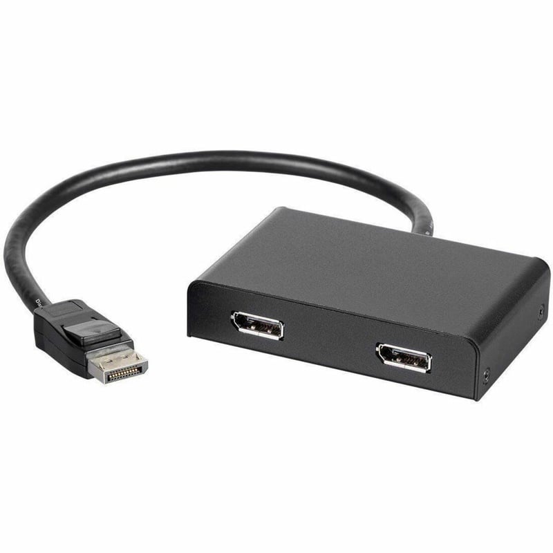 MONOPRICE 2-PORT DISPLAYPORT 1.2 TO DISPLAYPORT MULTI-STREAM TRANSPORT (MST) HUB - Thumbnail 1