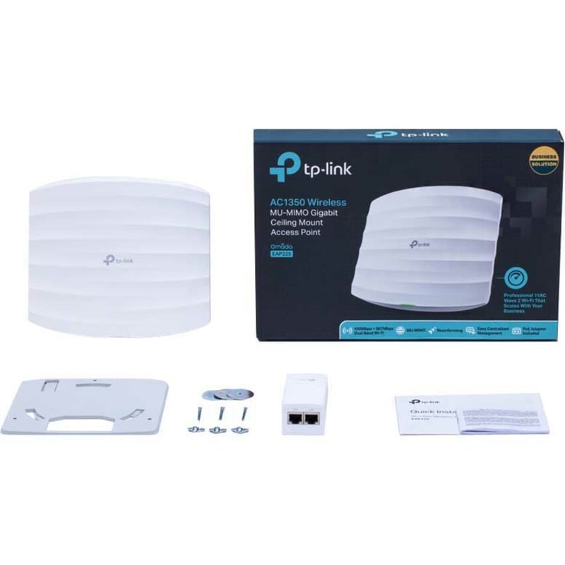 TP-Link EAP225 Dual Band IEEE 802.11ac 1.32 Gbit/s Wireless Access Point - Indoor - Thumbnail 2