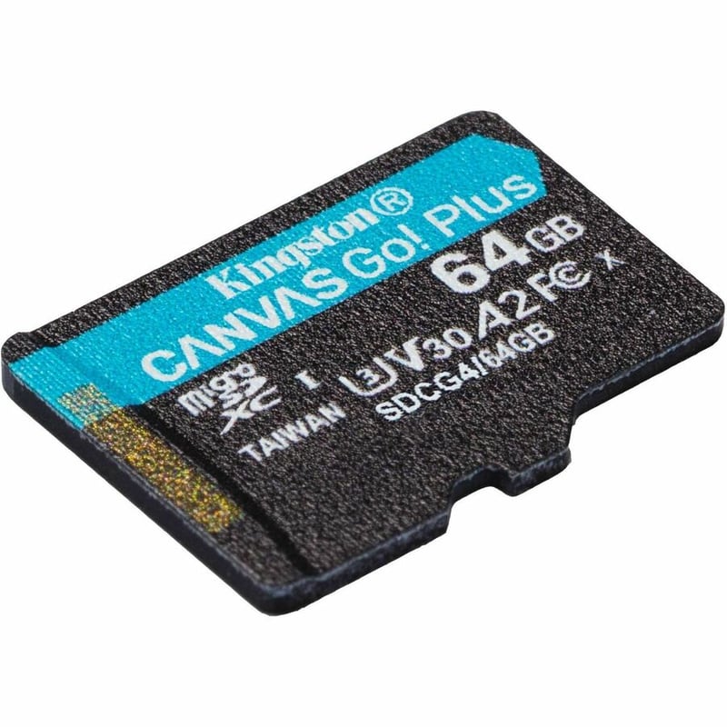 64GB MICROSDXC CANVAS GO PLUS GEN4 200R A2 U3 SINGLE PACK W/O ADP - Thumbnail 2