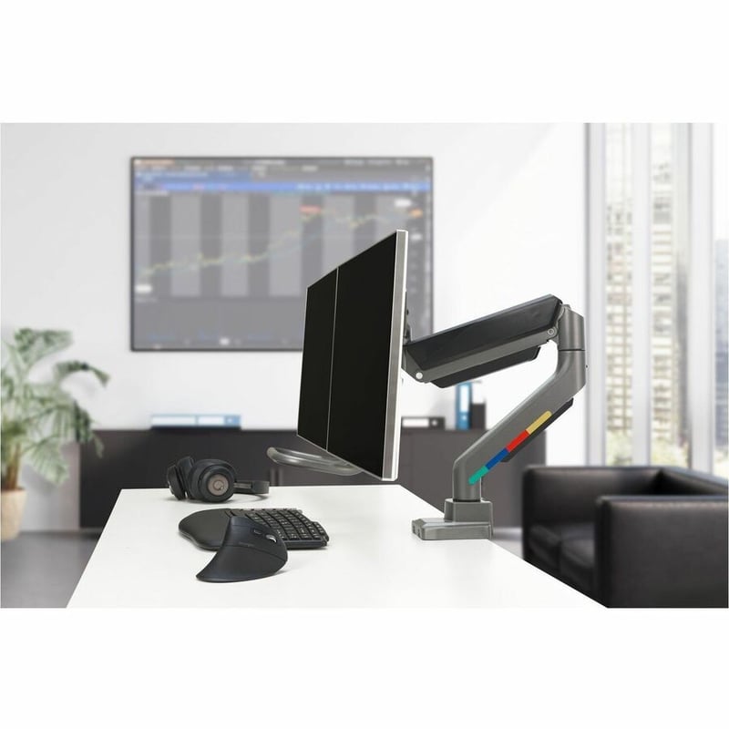 Kensington SmartFit Desk Mount for Monitor - Space Gray - Horizontal - Thumbnail 3