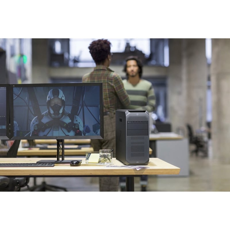 HP Z4 G4 Workstation - 1 x Intel Xeon W-2123 - 32 GB - 512 GB SSD - Mini-tower - Black - Thumbnail 4