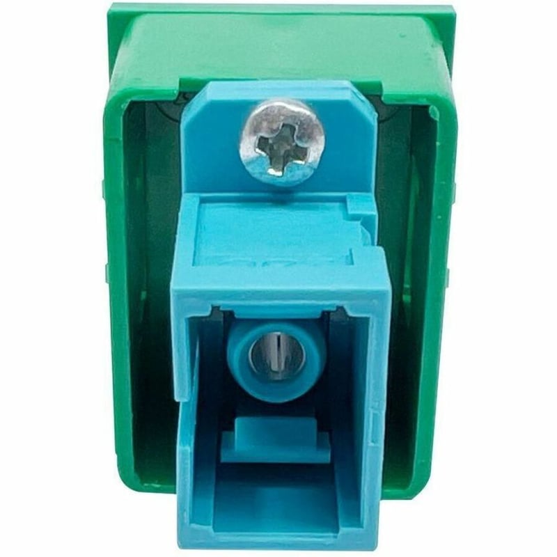 Ortronics TracJack Module, 1-SC Simplex Multimode, Aqua Adapter, Green - Thumbnail 3