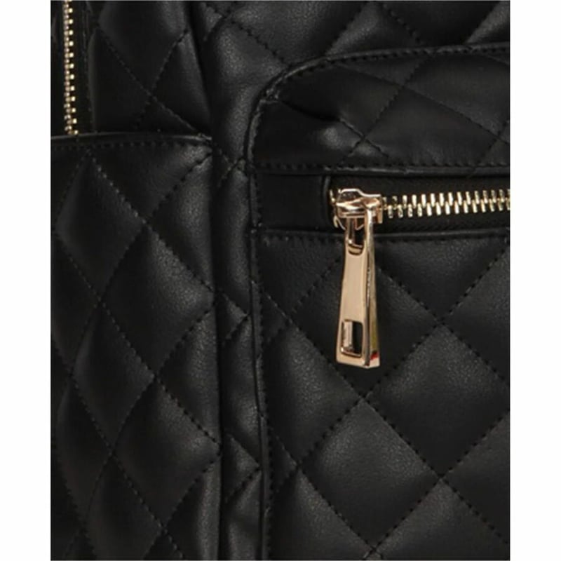 ST. TROPEZ QUILTED MINI BACKPACK FITS YOUR TABLET. FRONT ZIP POCKET FOR VALUABLE - Thumbnail 2