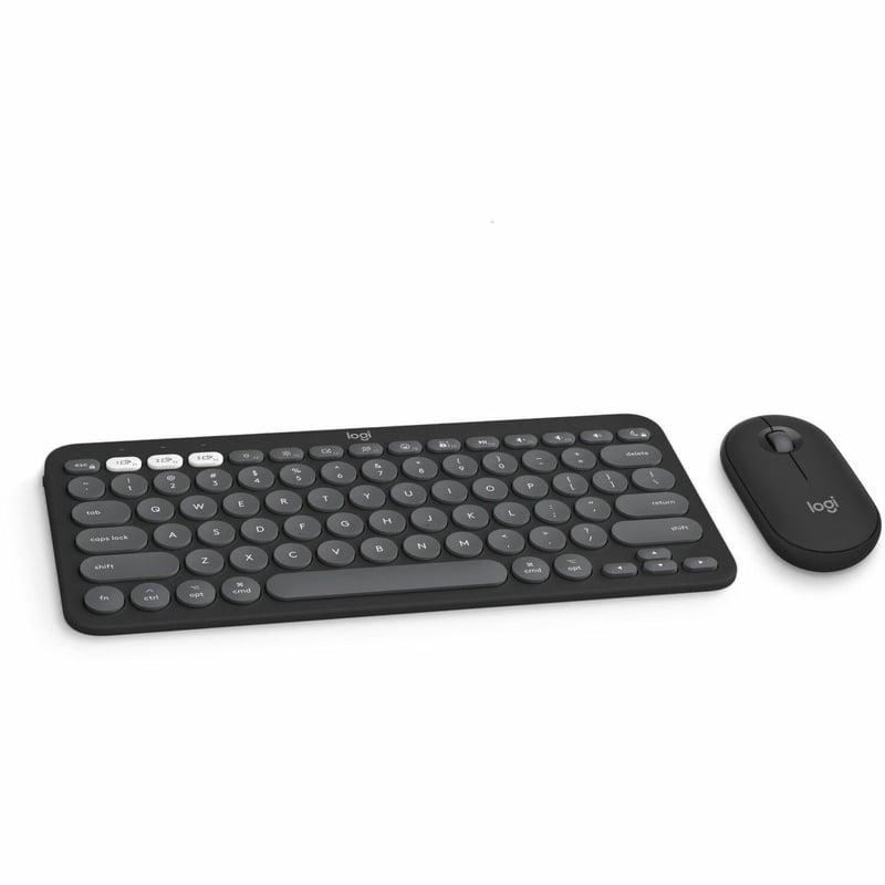 Logitech Pebble 2 Combo for Mac Wireless Keyboard and Mouse - Thumbnail 1