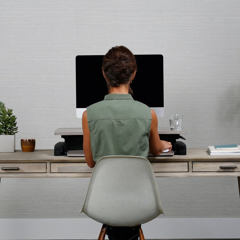 Ergotron WorkFit-Z Mini Sit-Stand Desktop - Thumbnail 2
