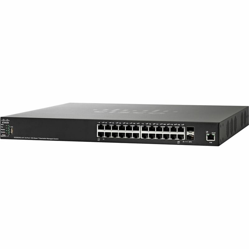 CISCOSG350XG24T24-PORT10GBASETSTACKABLESWITCH REMANUFACTURED - Thumbnail 2